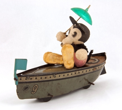 Mickey Mouse in Boat