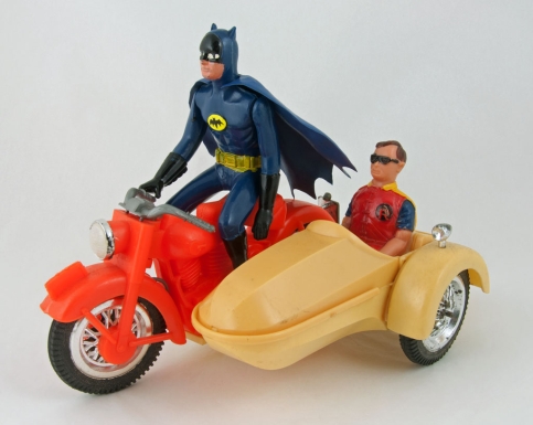 "Batman & Robin Batcycle"