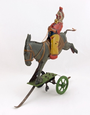 Clown Riding Bucking Donkey