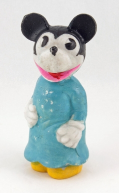 Mickey Mouse Wearing a Blue Nightshirt