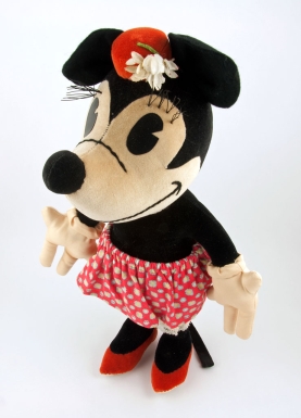 Minnie Mouse with Eyelashes