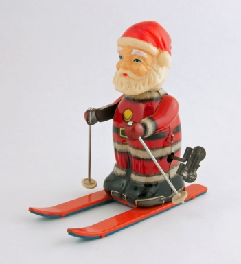 "Skiing Santa Claus"