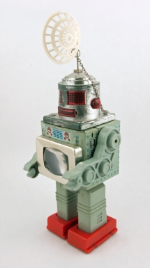 "Robô com TV [Robot with TV]"