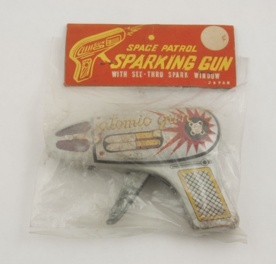 "Space Patrol Sparking Gun—Atomic Gun"