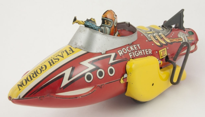 "Flash Gordon Sparkling Rocket Fighter Ship"