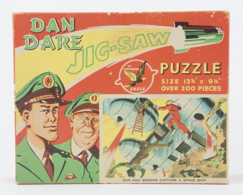 "Dan Dare Jig-Saw Puzzle—Dan and Sondar Capture a Space Ship"