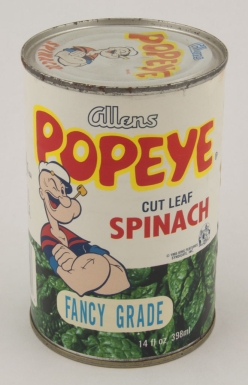 "Popeye Cut Leaf Spinach"