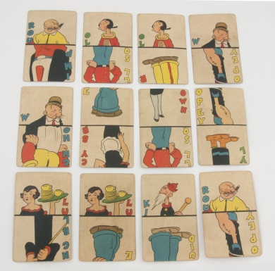"Popeye Playing Card Game"
