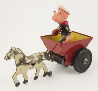 "Mechanical Horse & Cart with Driver"