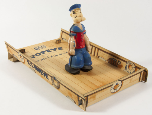 "Popeye—Watch Him Walk—Popeye Swaggering"