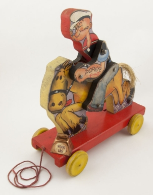 Popeye Riding a Horse