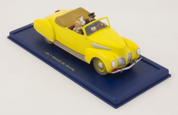 "Le Cabriolet de Capitaine Haddock des 'Sept Boules de Cristal' [Captain Haddock's Car from 'The Seven Crystal Balls']"