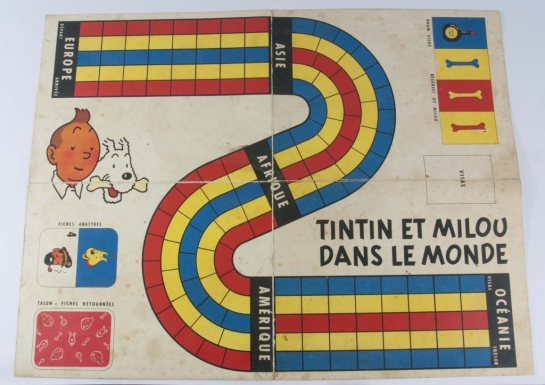 "Tintin et Milou dans le Monde [Tintin and Snowy in the World]"
