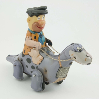"Fred Flintstone On Dino"