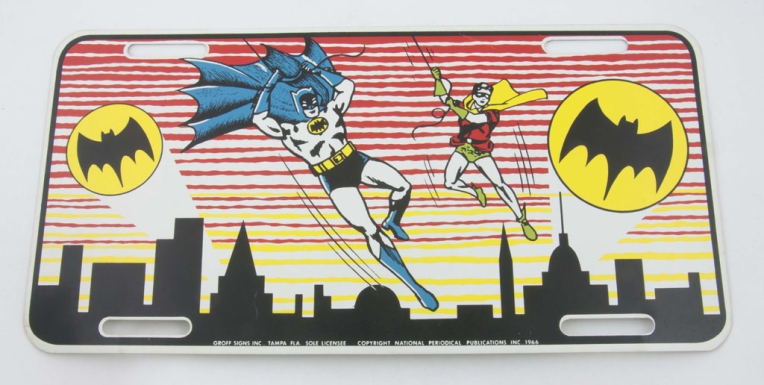 Batman and Robin Licence Plate