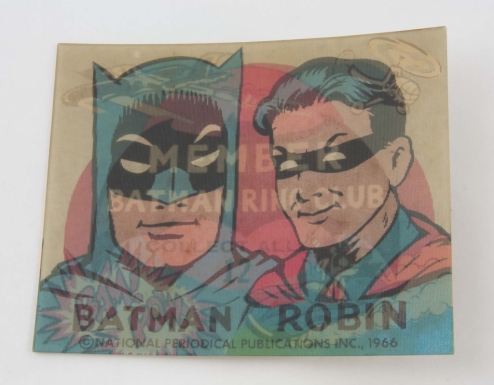"Batman—Robin—Member Batman Ring Club"