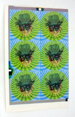 Green Hornet Lenticular Disc Sheet