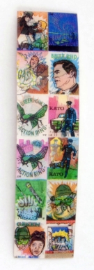 Green Hornet Lenticular Flicker Ring Sheet