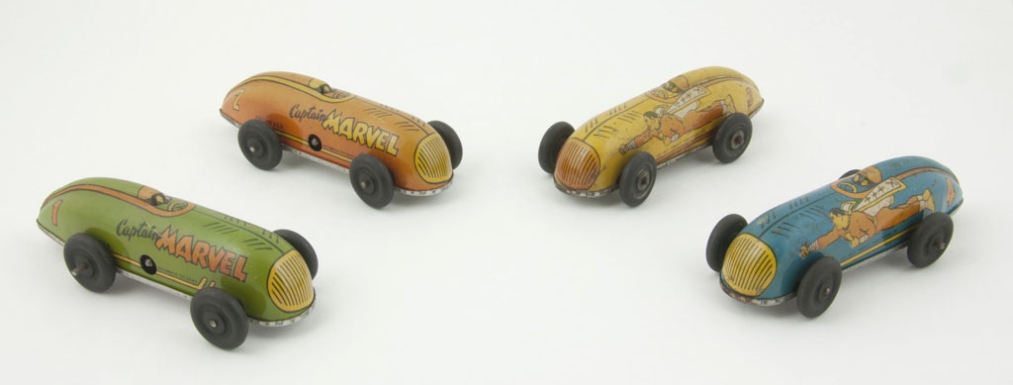 Captain Marvel Racing Cars