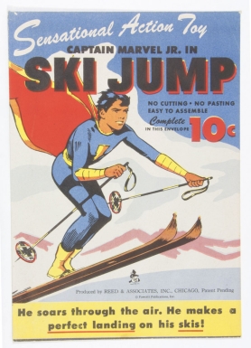 "Captain Marvel Jr. in Ski Jump"