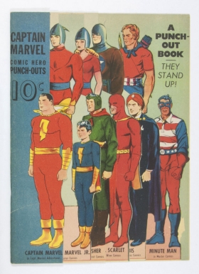 "Captain Marvel Comic Hero Punch-Outs"
