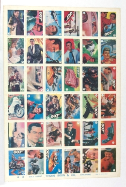 James Bond Menko Cards