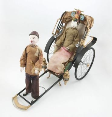 Chinese Rickshaw with Bride