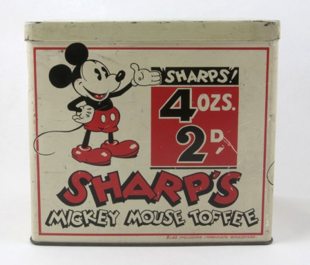 "Sharp's Mickey Mouse Toffee"