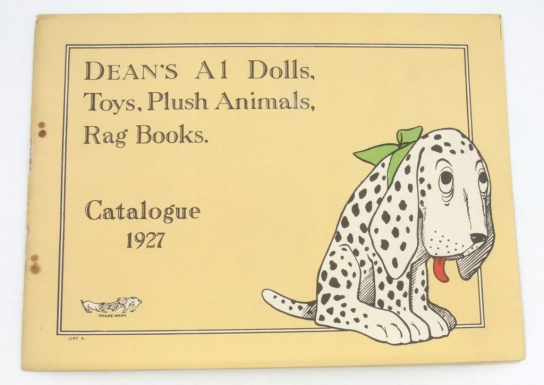 "Dean's A1 Dolls, Toys, Plush Animals, Rag Books—Catalogue 1927"