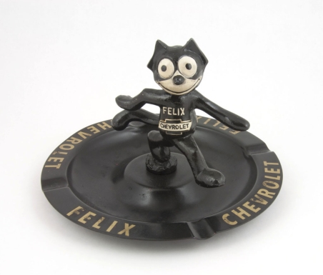 Felix the Cat Chevrolet Ashtray