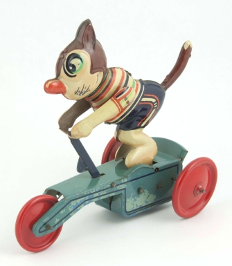 'Bonzo' Riding a Scooter