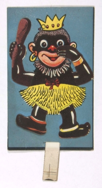 African Man Holding Club