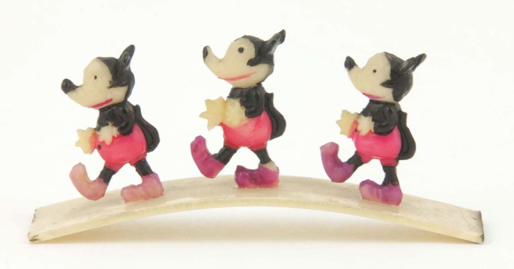 Three Mickey Mouse Figures