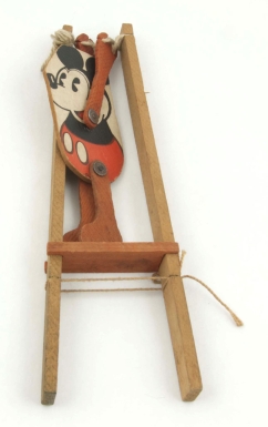 Mickey Mouse on Wooden Trapeze