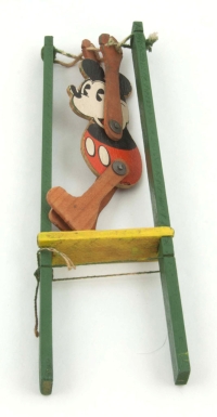 Mickey Mouse on Wooden Trapeze