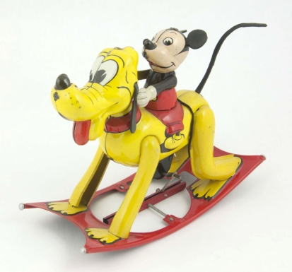 Mickey Riding Pluto