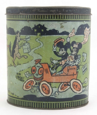 Mickey and Minnie Mouse Driving a Car