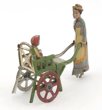 Woman and Pram