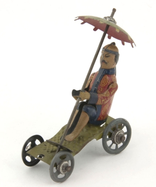 Chinese Man on Cart