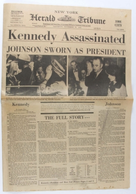 "New York Herald Tribune—23 November 1963"