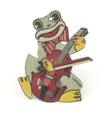 Frog Playing the Cello