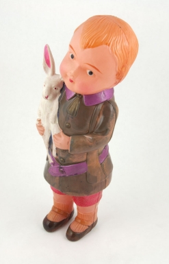 Boy Carrying Rabbit