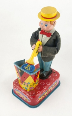 "Bubble Blowing Musician"
