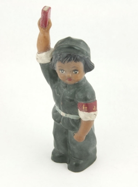 Communist Girl with 'Little Red Book'