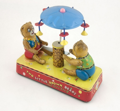 "Teddy Bears Sawing Wood—Two Little Brown Bears Sawing"