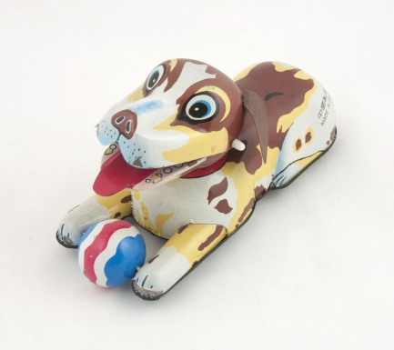 "Dog Playing Ball"