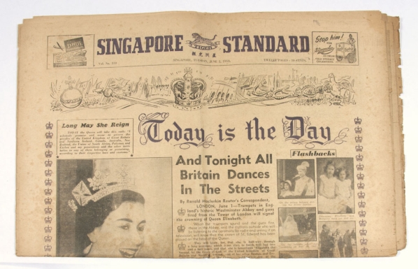 "Singapore Standard—2 June 1953"