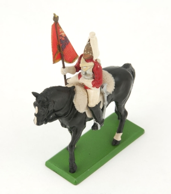 Guardsman on Horse with Flag