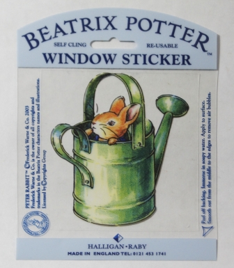 "Beatrix Potter Window Sticker"