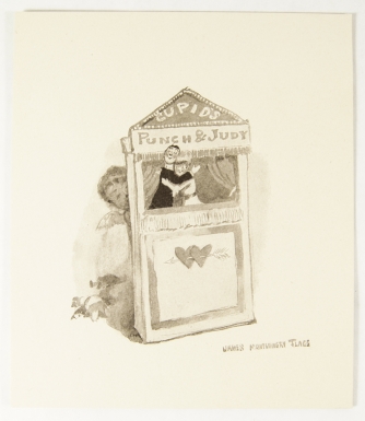 "1908 Print James Montgomery Flagg Punch Judy"